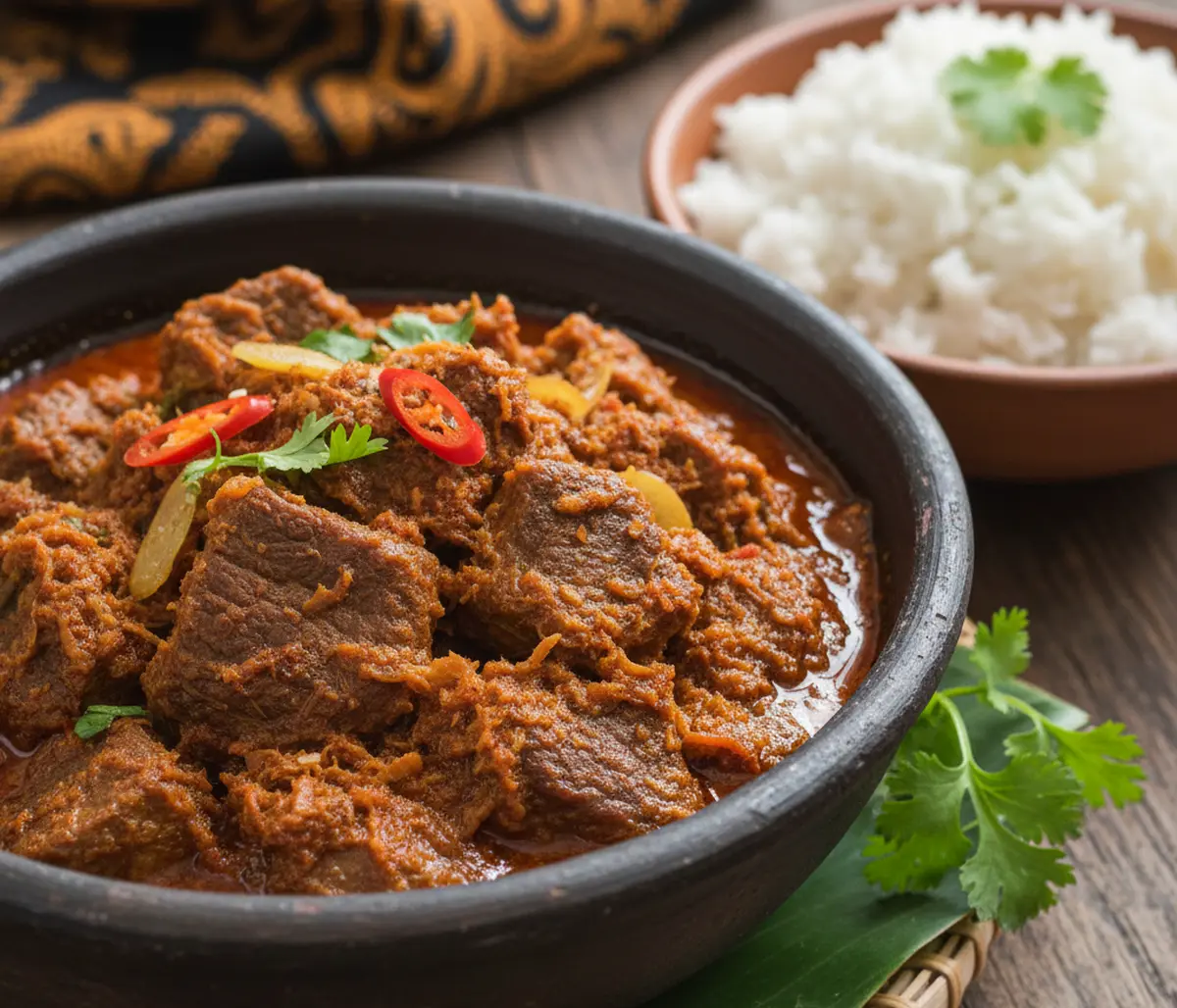 Rendang de boeuf malaisien recette authentique du plat épicé qui séduit les amateurs de cuisine asiatique